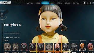 Squid Game 2 Young hee Skin Panther Mask VIP Operators In Black Ops 6 & Warzone