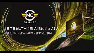 MSI Stealth 18 AI Studio A1VHG | Best Gaming Laptop | MC Solution BD