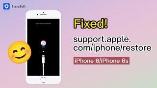 [2022] Fix iPhone 6S Stuck on support.apple.com/iphone/restore in One Click