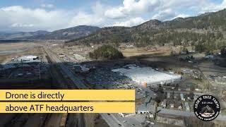 4K Drone Video Over Colville Washington - County Seat of Stevens County