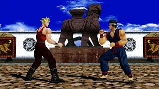 Jacky Bryant Vs Akira Yuki in a Virtua Fighter 2 Style Match with Dead or Alive Fashion Remake!