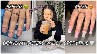 Storytime: My Boyfriend CHEATED on me with his CO-WORKER  + Watch me do my Sister's Nails 