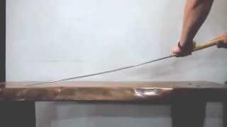 Geisha's Blade 1050 Series Swords Flex Test