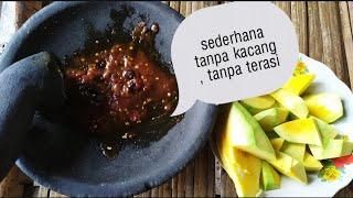 RESEP SAMBEL LOTIS TANPA KACANG DAN TERASI