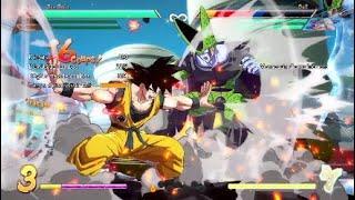 DBFZ - Base Goku Corner Combo Reset Concept w/all techs