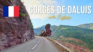 Driving in France  from Puget Théniers to Guillaumes in September 2024