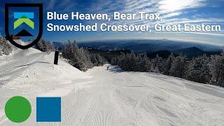 Killington - Top to Bottom Run - Blue Heaven to Bear Trax to Snowshed Crossover to Great Eastern