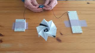 SMA Origami "Flasher" test