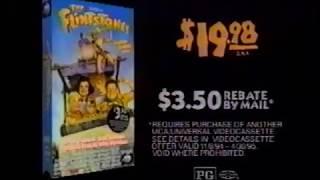 The Flintstones Movie VHS Commercial (1994)