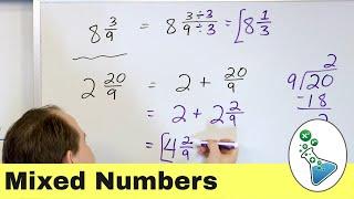 Simplifying Fractions & Mixed Numbers