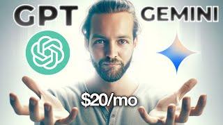 ChatGPT Pro vs Gemini Advanced (Which $20/mo is worth it?)