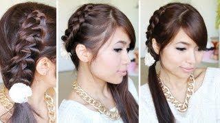 Crochet Braid Ponytail Hairstyle for Medium Long Hair Tutorial - Bebexo