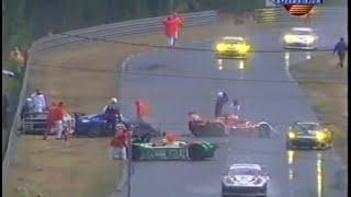 24h of Le Mans 2001 Rain Chaos Huge crash Speedvision