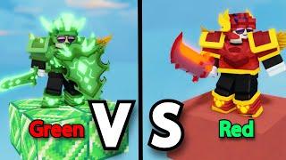 Roblox Bedwars, but my Inventory is GREEN