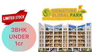 3BHK BUILDER FLOOR UNDER 1cr in signature global south of Gurgaon sohna #8607104810