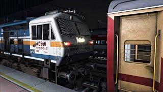 Shalimar - Malani Express Night Journey || EMD Jet Taking Off|| Train Simulator