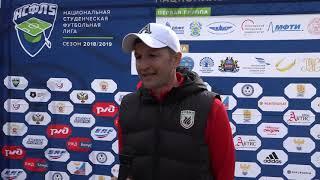 Главный тренер ПГАФКСиТ Айрат Гайнуллин после матча ПГАФКСиТ - БФУ (2:1)