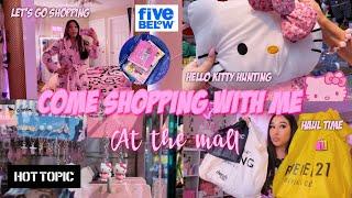 COME SHOPPING WITH ME AT THE MALL  | hello kitty hunting + haul at the end