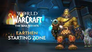 Earthen Allied Race Starting Zone! Full Playthrough | War Within Alpha