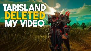 Tarisland Deleted My Video... (Tencent Banned Me)