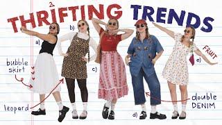 thrifting 2024 trends // collective thrift haul