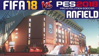 FIFA 18 VS PES 2018 Graphics Comparison: Anfield
