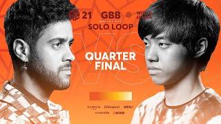 Chris TheOdian  vs DICE  | GRAND BEATBOX BATTLE 2021: WORLD LEAGUE | Quarter Final