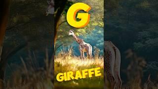 G for Giraffe | @wonderjoyland #giraffe  #gforgiraffe #kidsentertainment #aianimation #animation #ai