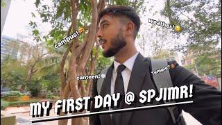 My First Day at SPJIMR: Campus Tour & First Impressions