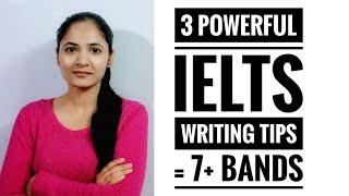 IELTS Writing tips :  3 Powerful tips to change the writing style =7+ bands | how to bring variety