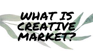 What is Creative Market? How can I use it to make money online? (Etsy, print on demand)