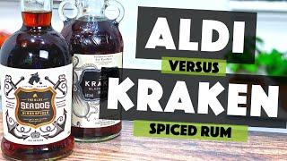 Aldi Seadog Black Spiced Rum Review and Kraken Rum Comparison | What to mix with Spiced Rum Drinks