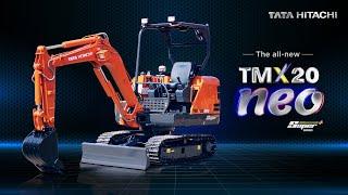 Tata Hitachi introduces The Mini Marvel - TMX 20 neo Super+ series mini excavator.