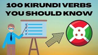 100 KIRUNDI VERBS You Should Know