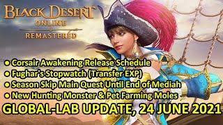 Corsair Awakening Release Date, Fughar's Timepiece, Skip Main Quest (Global Lab, 24 June 2021)