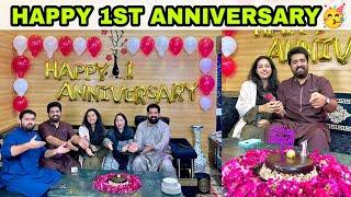 Our FIRST WEDDING Anniversary  | Special Family Celebration  | Ramish Ch Vlogs | BaBa Food RRC