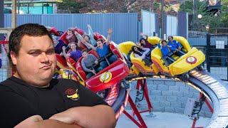 Fat Test: Kid Flash Cosmic Coaster at Six Flags Over Georgia