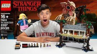 THE UPSIDE DOWN!!! LEGO Stranger Things - Set 75810 Time-lapse Build & Review!