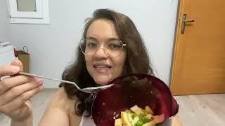 Bi’garip salata tarifimle geldimmm ASMR mukbang