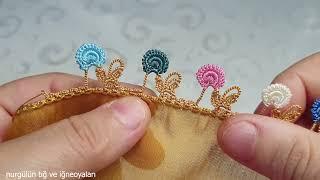 #crochet#kinitting#puntillas#tığoyadı#890.iğneden tığa zarif bir fıstık oyası