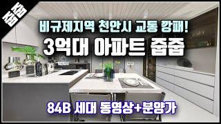 충남 미분양 아파트 우남퍼스트빌 천안 부성역 34평 3억대