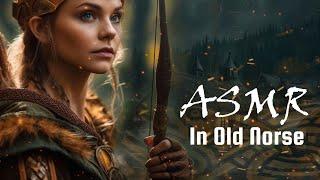 ASMR speaking Old Norse to you, softly, at night