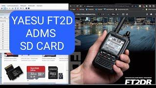 YAESU FT2D FREE Programming SD Card ADMS-8