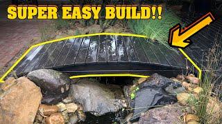 How to easily build an arched Pond Bridge