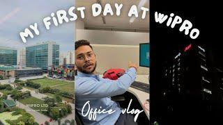 My First Job|Night Shift Job|My First Day at WIPRO|Candor techspace - Gurugram|Wipro|AON|Night Life