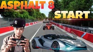 Asphalt 8 Racing car game With MGplay in Android phone player 