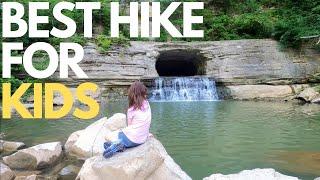 Hiking trail for kids #nashville #nashvillewaterfall #nashvillehike