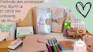 METHODES DES ENVELOPPES️ : BILAN  ET DEFIS MAI S4/UNBOXING/ON PAPOTE/PETIT INCIDENT TECHNIQUE!