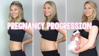 PREGNANCY PROGRESSION | Watch My Belly Grow! | Jessica Elle