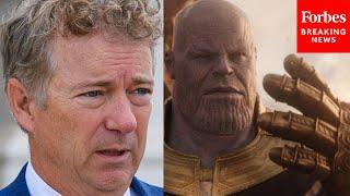 'We Spent $118,000 To Study If A Metal Replica Of... Thanos Could Snap His Fingers!': Rand Paul